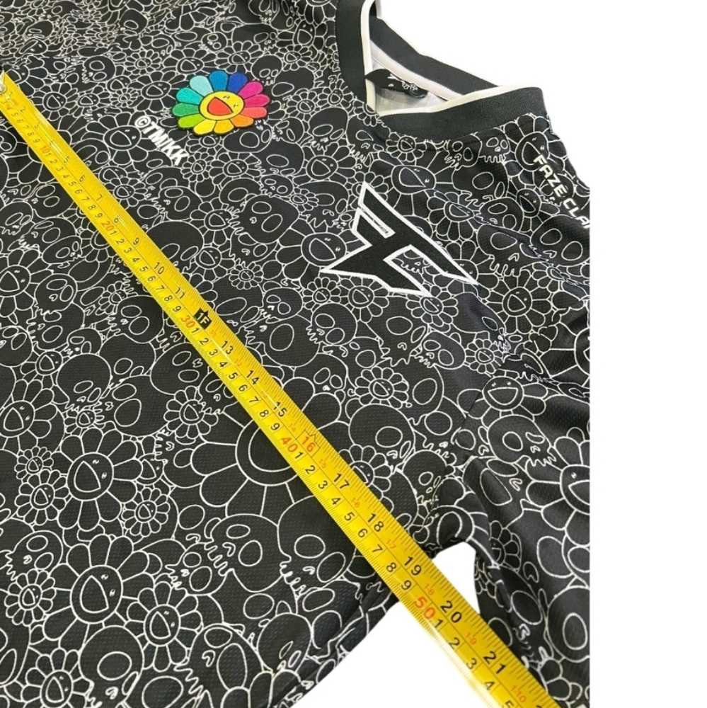 FaZe Clan x Takashi Murakami Jersey FW21 Black - Size Small Street Wear Rare - Picture 8 of 8